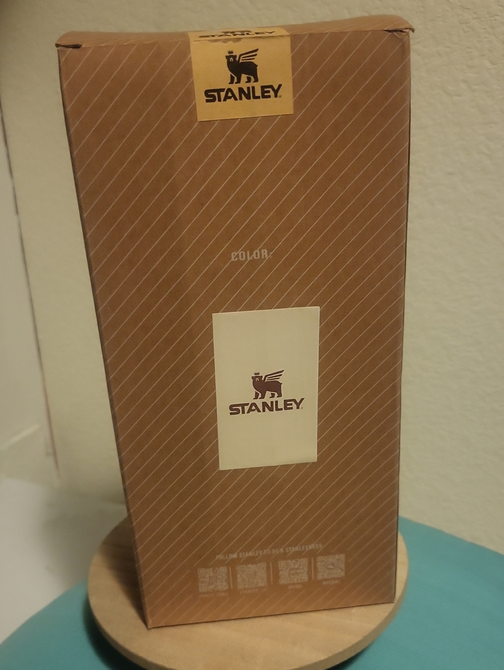 Stanley Brown Striped Gift Box